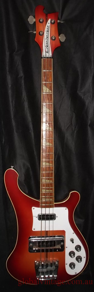 ~SOLD~Rickenbacker U.S.A. `75 Model 4001 Bass - Fireglo
